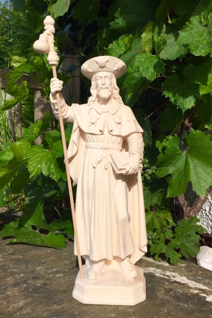 Hl. Jakobus, aus Holz geschnitzt