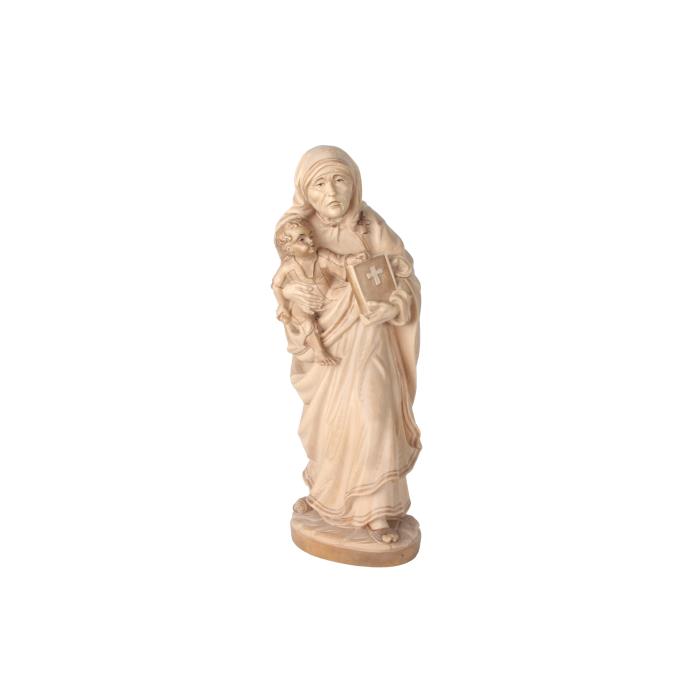 Heilige Mutter Teresa, aus Holz geschnitzte Figur