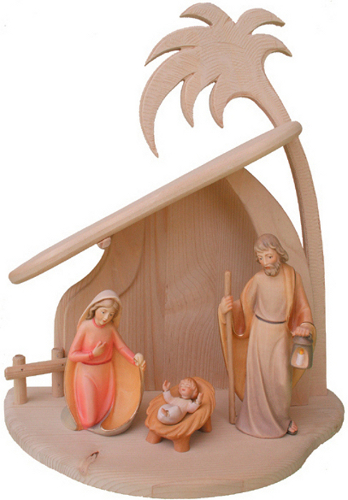 Wih-Naht-Krippe: Jesuskind, Holzrohling zum selber Schnitzen, passend zu 45 cm