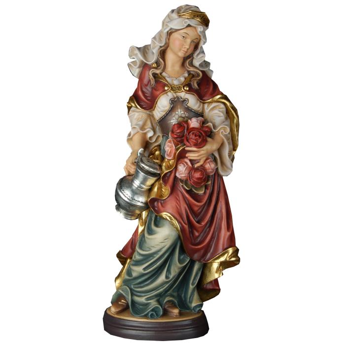 Heilige Elisabeth, aus Holz geschnitzte Figur